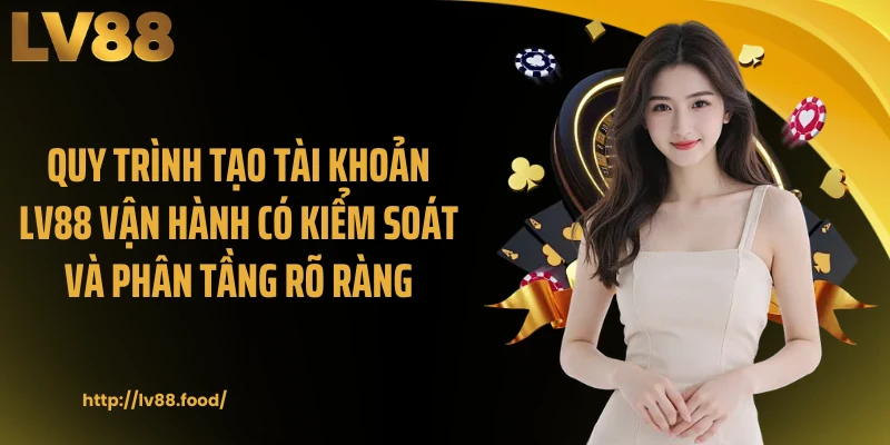 Quy trình tạo tài khoản LV88 vận hành có kiểm soát và phân tầng rõ ràng